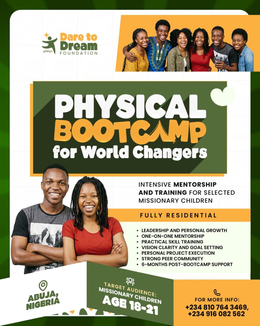 Physical Bootcamp for World Changers